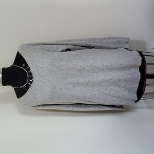 100% Cashmere Charter Club Luxury - Soft Gray Long Sleeves - Size M